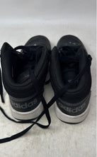 Load image into Gallery viewer, Adidas Boys Hoops Mid GW0402 Black White Lace-Up Sneakers Shoes Size 6