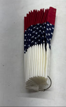 Load image into Gallery viewer, Red White Blue Stars Home Decor Folding American Flag Patriotic Half Fan Banner