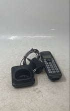 Load image into Gallery viewer, Panasonic KX-TGDA51 Black Cordless Phone Handset With Charging Base Untested