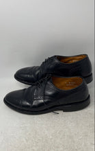 Load image into Gallery viewer, Allen Edmonds Mens Black Leather Cap Toe Lace-Up Oxford Dress Shoes Size 9 D