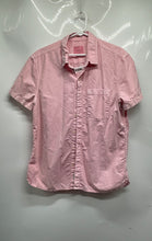 Load image into Gallery viewer, American Eagle Mens Pink Short Sleeve Collared Button-Up Shirt Size Large