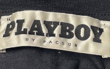 Load image into Gallery viewer, Playboy By Pacsun Mens Black Graphic Print Short Sleeve T-Shirt Size Large