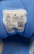 Load image into Gallery viewer, Nike Boys Air Jordan 1 Mid SE FZ3932-114 Blue White Sneakers Shoes Size 13C