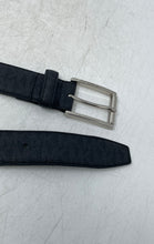 Load image into Gallery viewer, Michael Kors Mens Gray Leather Adjustable Buckle Formal Dress Belt Size 32