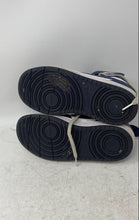 Load image into Gallery viewer, Nike Boys Court Borough Mid 2 CD7782-107 White Blue Basketball Shoes Size 4Y