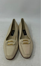 Load image into Gallery viewer, Bally Womens Beige Leather Slip-On Closed Toe Loafer Flats Size 8 M