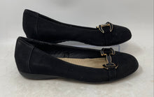 Load image into Gallery viewer, London Fog Collection Womens Black Round Toe Slip-On Ballet Flats Size 7.5W