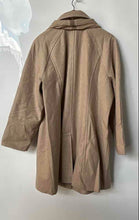 Load image into Gallery viewer, London Fog Womens Brown Long Sleeve Front Pockets Pea Coat With Scarf Size 2XL
