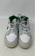 Load image into Gallery viewer, Nike Kids Air Jordan 1 Mid White Green Mid Top Lace-Up Sneaker Shoes Size 2.5Y