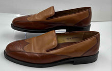 Load image into Gallery viewer, Stanley Blacker Mens Brown Leather Wingtip Slip-On Loafer Shoes Size 10M