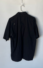 Load image into Gallery viewer, Blackhawk Mens Black Short Sleeve Collared Button-Up Shirt Size Medium