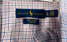 Load image into Gallery viewer, Ralph Lauren Mens Plaid Purple Long Sleeve Collared Button-Up Shirt Size XL