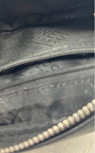 Load image into Gallery viewer, Jones New York Womens Black Monogram Detachable Strap Convertible Crossbody Bag