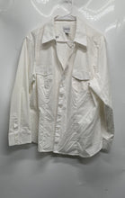 Load image into Gallery viewer, Chico's Womens White Long Sleeve Collared Double Pocket Button-Up Shirt Size 3