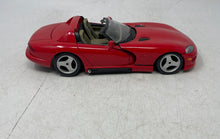Load image into Gallery viewer, Bburago Dodge Viper RT/10 Red 1:18 Scale Diecast Convertible Model Car