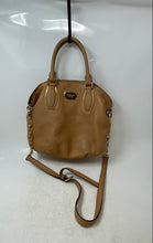Load image into Gallery viewer, Michael Kors Womens Brown Leather Double Handle Adjustable Strap Satchel Bag