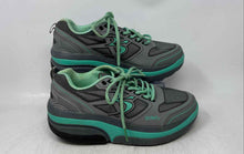 Load image into Gallery viewer, Gdefy By Gravity Defyer Womens Ion Gray Green Lace-Up Sneaker Shoes Size 9
