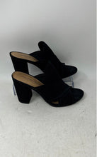 Load image into Gallery viewer, Christian Siriano For Payless Womens Alyse Black Suede Mule Heels Size 6.5