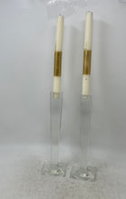 Load image into Gallery viewer, Set Of 4 Pcs Oleg Cassini Crystal Glass Home Decor Collectible Candlestick