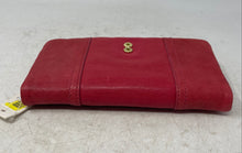 Load image into Gallery viewer, Fossil Womens Red Leather ID & Credit Card Slots Bifold Wallet With Tag