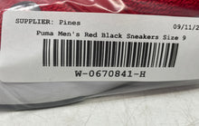 Load image into Gallery viewer, Puma Mens Retaliate Block 195549-04 Red Black Lace-Up Sneakers Shoes Size 9