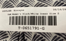 Load image into Gallery viewer, H&M Womens Black White Printed Long Sleeve Tunic Dress Size Small