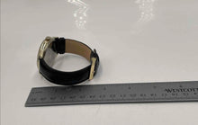 Load image into Gallery viewer, L &Co. Men's Quartz Analog Watch Gold Tone Case Black Strap Model 1905