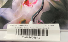 Load image into Gallery viewer, Ted Baker Womens Multicolor Floral Flat Front Slash Pocket Ankle Pants Size 2