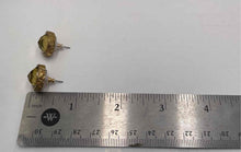 Load image into Gallery viewer, Authentic Marc by Marc Jacobs Women's Gold Tone Green Crystal Earrings