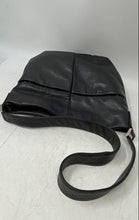Load image into Gallery viewer, Perlina Womens Black Leather Single Strap Pockets Zip Top Lined Shoulder Bag
