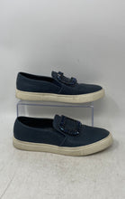 Load image into Gallery viewer, Karl Lagerfeld Paris Womens Ermine Blue Embellished Slip-On Sneaker Shoes Sz 8M