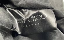 Load image into Gallery viewer, Jimmy Choo Parfums Womens Black Snakeskin Double Handle Tote Handbag Damaged