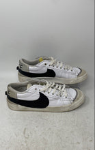 Load image into Gallery viewer, Nike Womens Blazer Low Jumbo DQ1470-101 White Black Lace-Up Sneaker Shoes Size 9