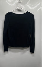 Load image into Gallery viewer, Ann Taylor Womens Black Long Sleeve Stretch Open Front Cardigan Sweater Size M