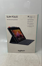 Load image into Gallery viewer, Logitech Slim Flo iPad 5th And 6th Generation Portable Keyboard Folio Case