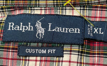 Load image into Gallery viewer, Ralph Lauren Mens Multicolor Plaid Long Sleeve Button-Up Shirt Size XL