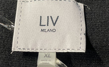 Load image into Gallery viewer, Liv Milano Womens Black Long Sleeve Pearl Embellished Bow Pullover Sweater Sz XL