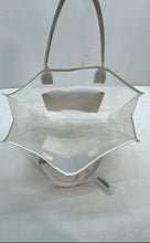 Load image into Gallery viewer, Aroma360 Paris Collection Womens White Clear Double Handle Tote Bag