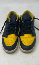 Load image into Gallery viewer, Nike Kids Air Jordan 1 Low 553560-072 Yellow Black Lace-Up Sneaker Shoes Size 7Y