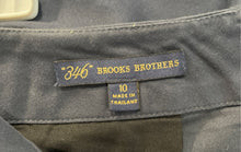 Load image into Gallery viewer, 346 Brooks Brothers Womens Navy Blue Flat Front Regular Fit Mini Skirt Size 10
