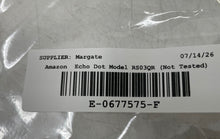 Load image into Gallery viewer, Amazon Echo Dot (2nd Generation) Model No RS03QR Black Smart Speaker Not Tested