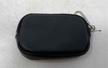 Load image into Gallery viewer, Guess Womens Black Leather Logo Print Zipper Travel Mini Coin Wallet