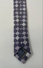 Load image into Gallery viewer, Bergamo New York Mens Purple Printed Adjustable Formal Designer Tie