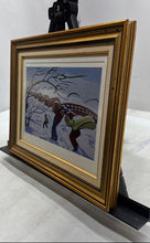 Load image into Gallery viewer, Aaron Brothers Wall Art Family Playing In The Snow Winter Landscape Print