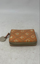 Load image into Gallery viewer, Dooney & Bourke Womens Multicolor Signature Print Small Zip-Around Wallet