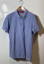 Load image into Gallery viewer, Authentic Carolina Herrera Mens Blue Cotton Short Sleeve Polo Shirt Size L