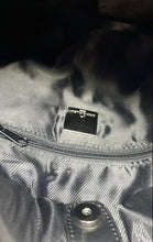 Load image into Gallery viewer, Anne Klein Womens Black Leather Inner Pockets Adjustable Strap Crossbody Handbag
