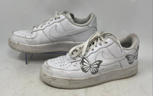 Load image into Gallery viewer, Nike Mens Air Force 1 Low '07 315122-111 White With Butterfly Sneaker Shoes Sz 7