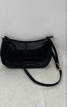 Load image into Gallery viewer, Etienne Aigner Womens Black Leather Pockets Adjustable Strap Shoulder Handbag