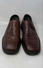 Load image into Gallery viewer, Alfani Mens Brown Leather Slip-On Square Toe Loafer Shoes Size 10.5M